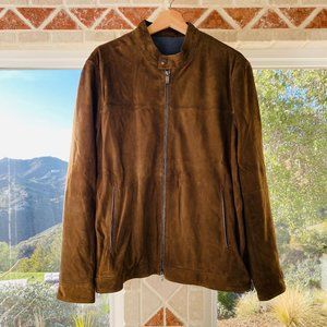 Massimo Dutti suede barn jacket